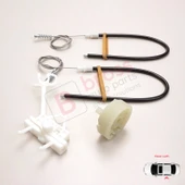 Fiat Abarth Punto Grande Evo MK3 199 2005-2024 İçin Elektrikli Arka Sol Kapı Cam Kriko Tamir Seti thumbnail 5