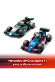 ® City F1® Garajı ve Mercedes-AMG ve Alpine Arabaları 60444 - 7+ Oyuncak Yapım Seti (678 Pr) - 6