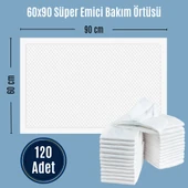 Paddlers 4x30 120 Adet Hasta Bakım Yatak Koruyucu Örtü (60X90 Boyutunda) thumbnail 2