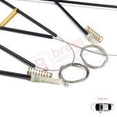 Audi A1 MK1 8X 8X1 8XK 2010-2019 3-Kapı HB 8X3837461 İçin Elektrikli Ön Sol Cam Kriko Tamir Seti thumbnail 3