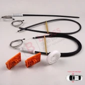 VW Touareg MK1 7L Porsche Cayenne 9PA 955 957 2002-2010 İçin Elektrikli Ön Cam Kriko Tamir Seti thumbnail 5