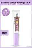 Super Lock Brow Glue Kaş Sabitleyici Maskara - Medium Brown - 1