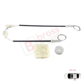 Land Rover Freelander MK1 1997-2006 3/5 Kapı CVH101210 İçin Elektrikli Arka Sol Cam Kriko Tamir Seti thumbnail 5