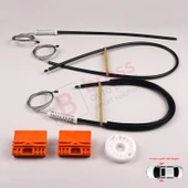 VW Touareg MK1 7L Porsche Cayenne 9PA 955 957 2002-2010 İçin Elektrikli Ön Cam Kriko Tamir Seti thumbnail 3