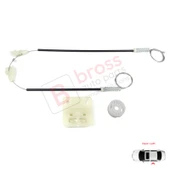 Land Rover Freelander MK1 1997-2006 3/5 Kapı CVH101210 İçin Elektrikli Arka Sol Cam Kriko Tamir Seti thumbnail 2