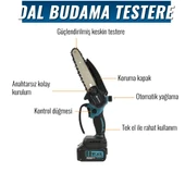 Prohummer PH252 Profesyonel Akülü Süper 5li Set Makina 88vf 5ah 125mm Avuç Taşlama, Sds Plus Kırıcı Delici Hilti, Somun Sıkma Sökme, Vidalama Matkap, Budama Testere - 7