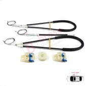 VW Golf MK5 A5 1K 1K1 2003-2009 3 Kapı HB Coupe 1K3837462 İçin Elektrikli Sağ Cam Kriko Tamir Seti thumbnail 5