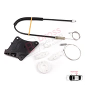 VW New Beetle Cabrio Convertible 2003-2010 1Y0898292 İçin Elektrikli Arka Sağ Cam Kriko Tamir Seti thumbnail 2