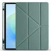 Honor Pad X8A Kılıf Zore Tri Folding Kalem Bölmeli Standlı Kılıf thumbnail 7