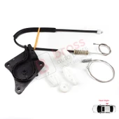 VW New Beetle Cabrio Convertible 2003-2010 1Y0898292 İçin Elektrikli Arka Sağ Cam Kriko Tamir Seti thumbnail 5