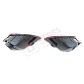 Renault Megane 3 4/5 Kapı için Arka Tampon Sis Far Seti 265850009R, 265600010R - 5