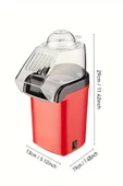 Tilbe Home Popcorn Mısır Makinesi Yağsız Mısır Patlatma Makinası 1200W Elektrikli Sıcak Havalı Mısır Makinesi - 4