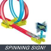 Hot Wheels Neon Yarışlar Çifte Çemberde Yarış Seti HPC05 - 4