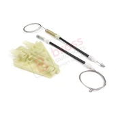 Alfa Romeo 159 939 2005-2011 4/5 Kapı 71740124 İçin Elektrikli Arka Sol Kapı Cam Kriko Tamir Seti thumbnail 4