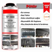 Pütür 1000 Gr 1 Kg Araç Araba Çamurluk Taş Darbe Koruma Su Tutmaz Ses Yalıtımlı Boyanabilir Kaplama - 1