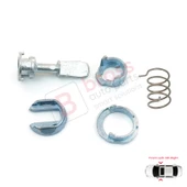 VW Transporter T5 Fox 5Z New Beetle Polo 9N 2/3 Kapı 1C0837167B İçin Kapı Kilit Tamir Takımı 39 mm thumbnail 5