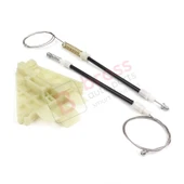 Alfa Romeo 159 939 2005-2011 4/5 Kapı 71740124 İçin Elektrikli Arka Sol Kapı Cam Kriko Tamir Seti thumbnail 5