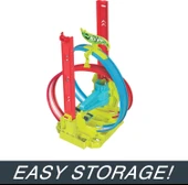 Hot Wheels Neon Yarışlar Çifte Çemberde Yarış Seti HPC05 - 5