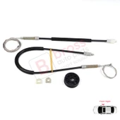 Volvo C70 873 1998-2005 Cabrio Convertible CC İçin Sağ Cam Kriko Tamir Seti thumbnail 2