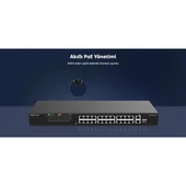 RUIJIE 8port RG-ES110F-P 10/100 2-UPLINK 110W YÖNETİLEMEZ POE SWITCH thumbnail 5