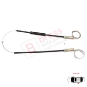 Toyota Carina E Corona Caldina T190 1992-1997 4/5 Kapı İçin Elektrikli Arka Sol Cam Kriko Tamir Seti thumbnail 1