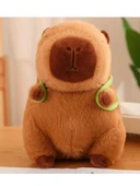 Sevimli Kapibara Sırt Çantalı İthal Oyuncak Peluş 33 CM - 4
