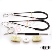 Seat Ibiza MK4 2008-2017 2/3 Kapı HB Coupe 6J3837401 İçin Elektrikli Sol Cam Kriko Tamir Seti thumbnail 4