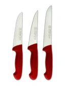 Sürbisa Kasap Seti (3'lü Pimsiz Kırmızı) 61110-111-130 thumbnail 4