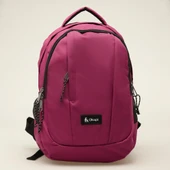 Okapi Sırt Çantası Üç Bölmeli Bordo OKP-128 thumbnail 5