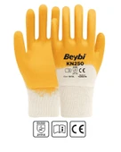 Beybi Kn250 Pamuk Nitril Eldiven Sarı No:10 288 Adet - 1
