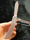Sürbisa Krom İşlemeli Avcı Çakı Bıçağı (Tek Bıçaklı) 61808 8.0 cm - 3