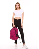 Okapi Sırt Çantası Üç Bölmeli Bordo OKP-128 thumbnail 10