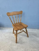 Vintage Masif Ahşap Sandalye (1 Adet) AC01 - 3