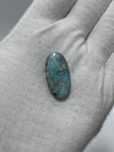 Okyanus Temalı Doğal Kabaşon Firuze Taşı 18,3 Karat - Turkuaz Taşı 3,67 Gram - 1