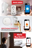 WiFi Akıllı Ev Otomasyon Seti -Kamera + Priz + Alarm + Dedektör + Uygulama Kontrollü Güvenlik Sistem - 4