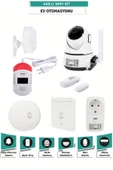 WiFi Akıllı Ev Otomasyon Seti -Kamera + Priz + Alarm + Dedektör + Uygulama Kontrollü Güvenlik Sistem - 1