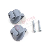 Renault İçin 2 Adet Gri Renk Güneşlik Klipsi thumbnail 5