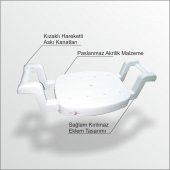 En Kaliteli Küvet İçin Oturak Tabure Sehpa Masa Oturağı Sandalyes thumbnail 2