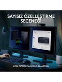 Logitech MX Keys S Gelişmiş Aydınlatmalı Tam Boyutlu Kablosuz Türkçe Q Klavye - Siyah - 7