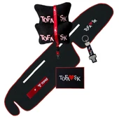 Tofaş Şahin Doğan Kartal Yüksek Torpido Koruma Halısı / Tofaş Siyah Polar Yastık Oto Aksesuar - 1