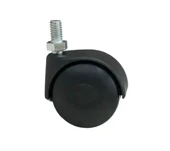 CİVATALI MOBİLYA KOLTUK TEKERİ DÖNERLİ ÇAP 50mm 5 ADET - 1