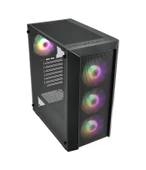 FSP CMT 218 650W 80+ 4 x 120MM Fixed RGB Fan Temperli Cam Kasa - 3