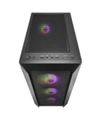 FSP CMT 218 650W 80+ 4 x 120MM Fixed RGB Fan Temperli Cam Kasa - 2