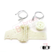 Peugeot 207 WA WC WK SW 2006–2015 5-Kapı 9224C9 İçin Elektrikli Arka Sağ Cam Kriko Tamir Seti thumbnail 3