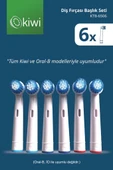 Kiwi Ktb-6506 6'lı Diş Fırçası Yedek Başlık Seti - 1