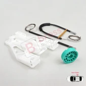 Audi A4 S4 B8 8KH 8K5 8K2 2008-2015 4/5 Kapı 8K0839462 İçin Elektrikli Arka Sağ Cam Kriko Tamir Seti thumbnail 5