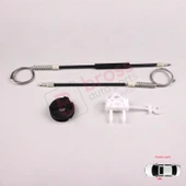 Fiat Albea Siena Palio MK1 1996-2016 4/5 Kapı 46786201 İçin Elektrikli Ön Sol Cam Kriko Tamir Seti thumbnail 2