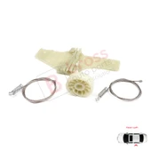 Peugeot 207 WA WC WK SW 2006–2015 5-Kapı 9223A3 İçin Elektrikli Arka Sol Cam Kriko Tamir Seti thumbnail 5