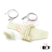 Peugeot 207 WA WC WK SW 2006–2015 5-Kapı 9224C9 İçin Elektrikli Arka Sağ Cam Kriko Tamir Seti thumbnail 5