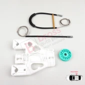 Audi A4 S4 B8 8KH 8K5 8K2 2008-2015 4/5 Kapı 8K0839462 İçin Elektrikli Arka Sağ Cam Kriko Tamir Seti thumbnail 2